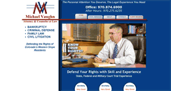 Desktop Screenshot of mvaughnlaw.com